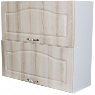 Corp superior 80 cu 2 usi orizontale Zebra MDF sonoma mustata Corp superior 80 cu 2 usi orizontale Zebra MDF sonoma mustata